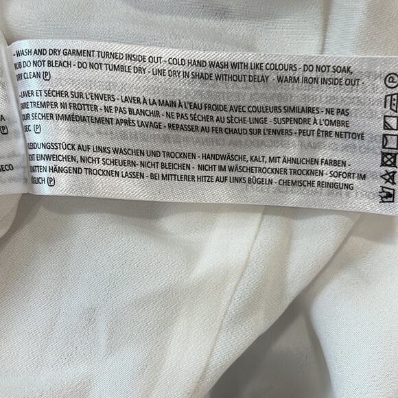 C/MEO Collective Striped Ruffle Strapless MIDI Dress size Medium - Picture 8 of 8